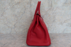HERMES BIRKIN 35 Togo leather Rouge garance □L刻印 Hand bag 600050114