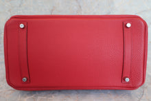 Load image into Gallery viewer, HERMES BIRKIN 35 Togo leather Rouge garance □L Engraving Hand bag 600050114
