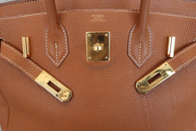 Load image into Gallery viewer, HERMES BIRKIN 30 Togo leather Gold □G Engraving Hand bag 700050184
