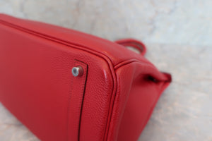 HERMES BIRKIN 35 Togo leather Rouge garance □L刻印 Hand bag 600050114