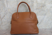将图片加载到图库查看器，HERMES／BOLIDE 31 Clemence leather Gold □N刻印 Shoulder bag 700060020
