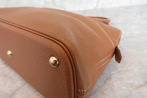 HERMES／BOLIDE 31 Clemence leather Gold □N刻印 Shoulder bag 700060020