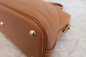 HERMES／BOLIDE 31 Clemence leather Gold □N刻印 Shoulder bag 700060020