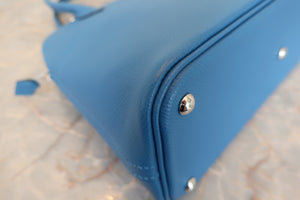 HERMES／エルメス ボリード27 ヴォーエプソン ブルーザンジバル Z刻印 ショルダーバッグ 700080048
