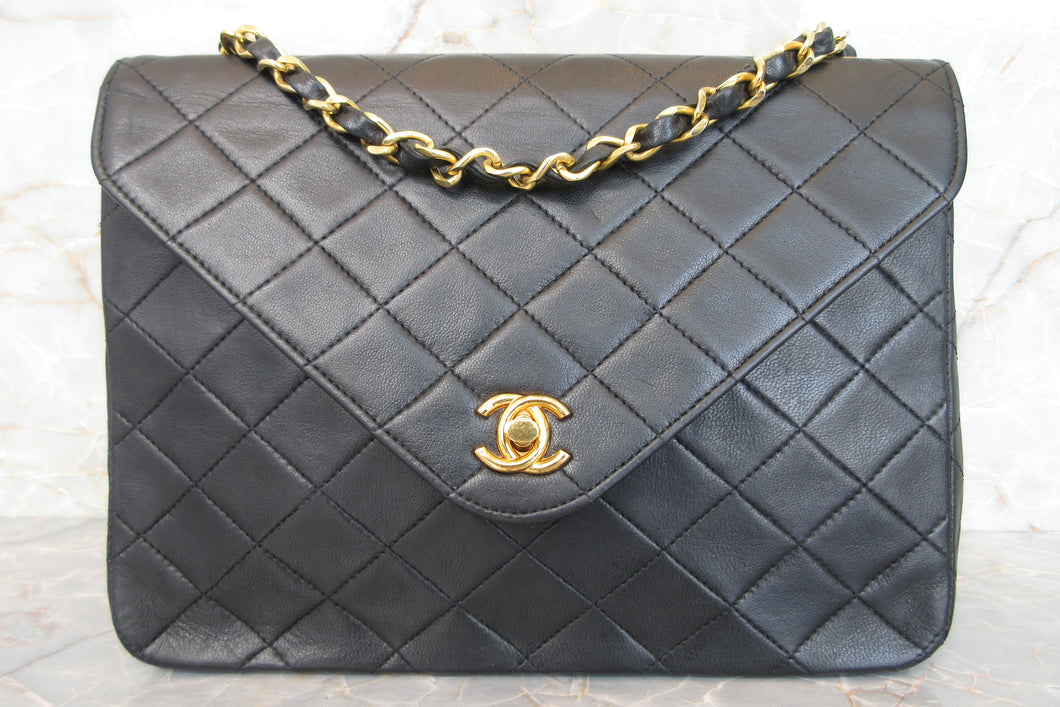 CHANEL/香奈儿 CF 链条包 羊皮 Black/Gold hadware(黑色/金色金属) 肩背包 700020001