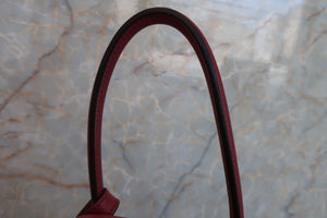 HERMES LINDY 26 Clemence leather Bois de rose □O Engraving Shoulder bag 700090106