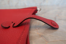 Load image into Gallery viewer, HERMES EVELYNE TPM Clemence leather Rouge garance □O Engraving Shoulder bag 600080108
