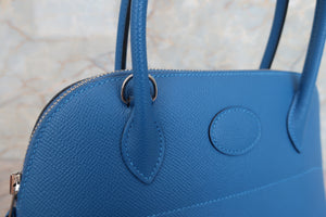 HERMES／エルメス ボリード27 ヴォーエプソン ブルーザンジバル Z刻印 ショルダーバッグ 700080048