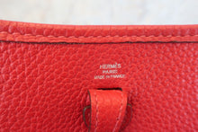 Load image into Gallery viewer, HERMES EVELYNE TPM Clemence leather Rouge garance □O Engraving Shoulder bag 600080108
