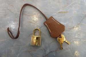 HERMES／BOLIDE 31 Clemence leather Gold □N刻印 Shoulder bag 700060020