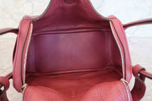 Load image into Gallery viewer, HERMES LINDY 26 Clemence leather Bois de rose □O Engraving Shoulder bag 700090106

