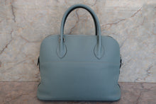 Load image into Gallery viewer, HERMES BOLIDE 35 Clemence leather Ciel □M Engraving Shoulder bag 700090076
