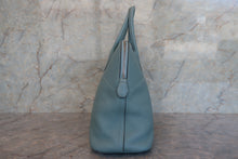 Load image into Gallery viewer, HERMES BOLIDE 35 Clemence leather Ciel □M Engraving Shoulder bag 700090076
