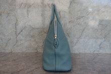 Load image into Gallery viewer, HERMES BOLIDE 35 Clemence leather Ciel □M Engraving Shoulder bag 700090076
