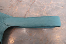 Load image into Gallery viewer, HERMES PICOTIN LOCK MM Clemence leather Blue atoll X Engraving Hand bag 700060064
