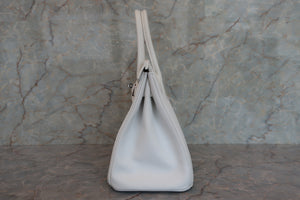 HERMES／エルメス バーキン30 ヴォーエプソン ホワイト □L刻印 ハンドバッグ 700040012
