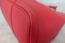 将图片加载到图库查看器，HERMES  GARDEN PARTY PM Negonda leather Rouge casaque □Q刻印 Tote bag 700120185
