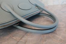 Load image into Gallery viewer, HERMES BOLIDE 35 Clemence leather Ciel □M Engraving Shoulder bag 700090076
