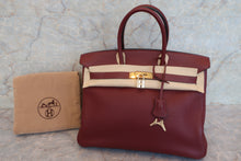 将图片加载到图库查看器，HERMES BIRKIN 35 Togo leather Rouge H □H刻印 Hand bag 600100143
