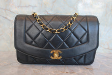 將圖片載入圖庫檢視器 CHANEL/シャネル ダイアナマトラッセチェーンショルダーバッグ ラムスキン ブラック/ゴールド金具 ショルダーバッグ 800050044
