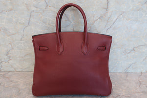 HERMES BIRKIN 35 Togo leather Rouge H □H刻印 Hand bag 600100143