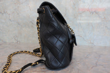 画像をギャラリービューアに読み込む, CHANEL/シャネル マトラッセチェーンリュック ラムスキン ブラック/ゴールド金具 リュック 800070058
