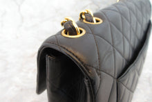 将图片加载到图库查看器，CHANEL/香奈儿 中号CF 单盖包 链条包 羊皮 Black/Gold hadware(黑色/金色金属) 肩背包 700020018
