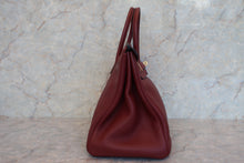 将图片加载到图库查看器，HERMES BIRKIN 35 Togo leather Rouge H □H刻印 Hand bag 600100143
