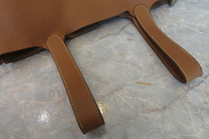 HERMES／エルメス ピコタンロックＭＭ トリヨンクレマンス ゴールド □M刻印 ハンドバッグ 700050064