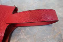 将图片加载到图库查看器，HERMES PICOTIN LOCK PM Clemence leather Rouge casaque A刻印 Hand bag 700100143
