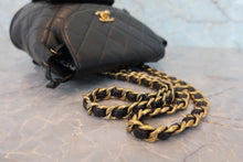 画像をギャラリービューアに読み込む, CHANEL/シャネル マトラッセチェーンリュック ラムスキン ブラック/ゴールド金具 リュック 800070058
