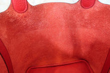 将图片加载到图库查看器，HERMES PICOTIN LOCK PM Clemence leather Rouge casaque A刻印 Hand bag 700100143
