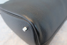 Load image into Gallery viewer, HERMES PICOTIN LOCK MM Clemence leather Black D Engraving Hand bag 800060038
