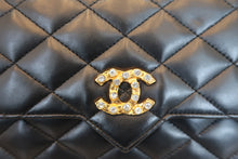 將圖片載入圖庫檢視器 CHANEL/シャネル マトラッセチェーンショルダーバッグ ラムスキン ブラック/ゴールド金具 ショルダーバッグ 800030212
