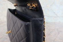 画像をギャラリービューアに読み込む, CHANEL/シャネル 中マトラッセシングルフラップチェーンショルダーバッグ キャビアスキン ネイビー/ゴールド金具 ショルダーバッグ 800020157
