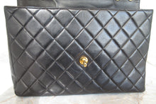 将图片加载到图库查看器，CHANEL/香奈儿 中号CF 单盖包 链条包 羊皮 Black/Gold hadware(黑色/金色金属) 肩背包 700020018
