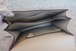 HERMES／エルメス コンスタンス3 24 パーソナルオーダー エバーカラー アネモネ/パールグレー C刻印 ショルダーバッグ 700080044
