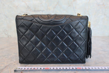 將圖片載入圖庫檢視器 CHANEL/シャネル マトラッセフリンジチェーンショルダーバッグ ラムスキン ブラック/ゴールド金具 ショルダーバッグ 800050015
