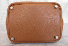 將圖片載入圖庫檢視器 HERMES／エルメス ピコタンロックＰＭ トリヨンクレマンス ゴールド □L刻印 ハンドバッグ 700020100
