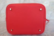 Load image into Gallery viewer, HERMES PICOTIN LOCK MM Clemence leather Rouge de Coeur D Engraving Hand bag 700090109
