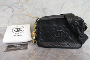 CHANEL/シャネル マトラッセショルダーバッグ ラムスキン ブラック/ゴールド金具 ショルダーバッグ 700020012