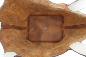 HERMES PICOTIN LOCK Eclat MM Clemence leather/Swift leather Gold/Nata Y刻印 Hand bag 700050196