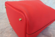 Load image into Gallery viewer, HERMES PICOTIN LOCK MM Clemence leather Rouge de Coeur D Engraving Hand bag 700090109
