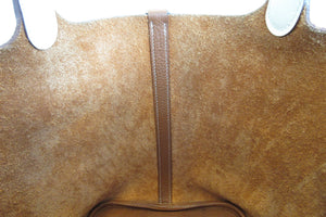 HERMES PICOTIN LOCK Eclat MM Clemence leather/Swift leather Gold/Nata Y刻印 Hand bag 700050196