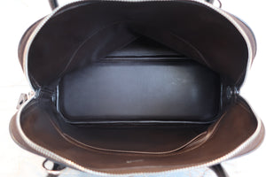 HERMES／BOLIDE 31Clemence leather Chocolat □H Engraving Shoulder bag 700020026