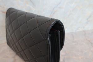 CHANEL/シャネル パリ限定マトラッセダブルフラップチェーンショルダーバッグ ラムスキン ブラック/ゴールド金具 ショルダーバッグ 700070011