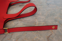 Load image into Gallery viewer, HERMES PICOTIN LOCK MM Clemence leather Rouge de Coeur D Engraving Hand bag 700090109
