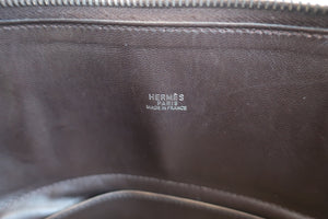 HERMES／BOLIDE 31Clemence leather Chocolat □H Engraving Shoulder bag 700020026