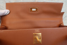 将图片加载到图库查看器，HERMES KELLY 32 Graine Couchevel leather Gold □C刻印 Shoulder bag 600100131
