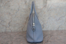 将图片加载到图库查看器，HERMES／BOLIDE 31 Clemence leather Blue lin □Q刻印 Shoulder bag 600080105
